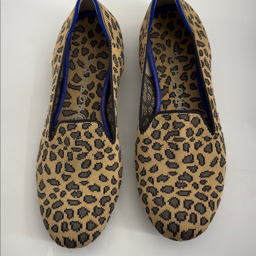Rothy's Retired Leopard Cheetah Print Ballet Flat… - image 6